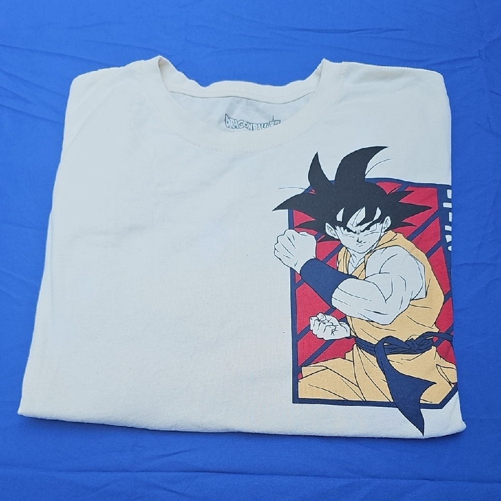 Cream Goku Graphic T-Shirt